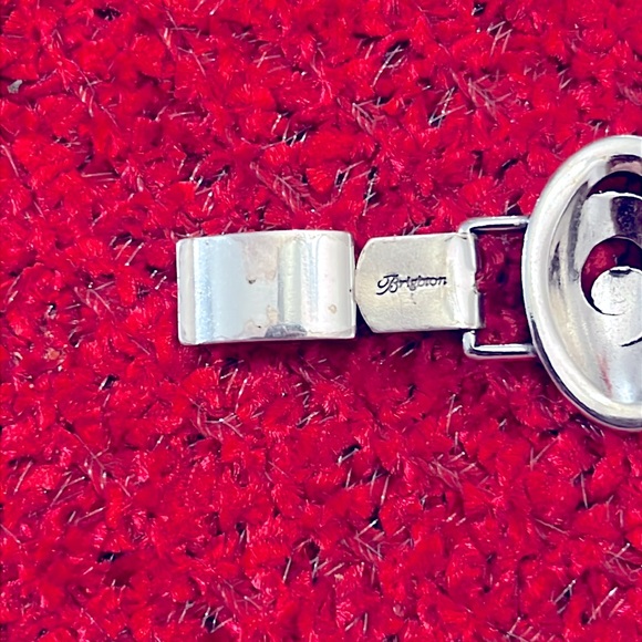 Brighton Contempo Link Bracelet Silver Plated Scrolled Oval Round Designs - Picture 12 of 17